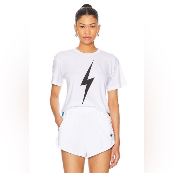 Aviator Nation Tops - COPY - Bolt Boyfriend Tee in White
Aviator Nation